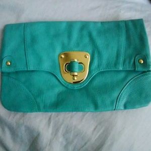 Teal Clutch Handbag